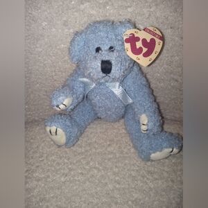 1993 TY Collectible Beanie Babies  Bluebeary Bear Jointed Attic Treasures   8"